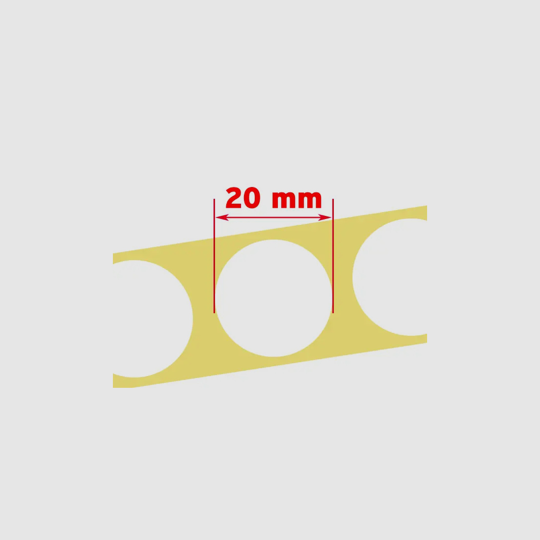 Plaster strzelecki 20 mm na rolce