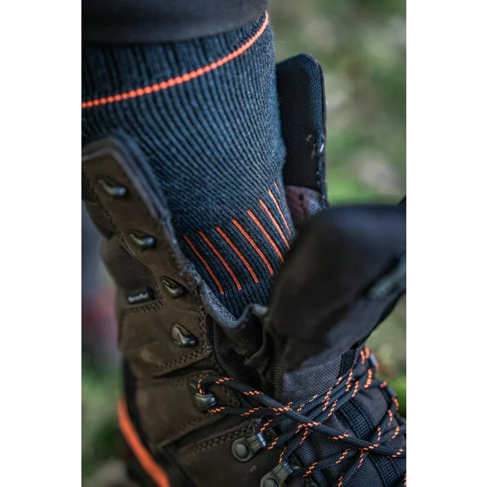 Calcetines SEELAND Celsius Heat – Pine green melange (406490015), imagen 2 de 6