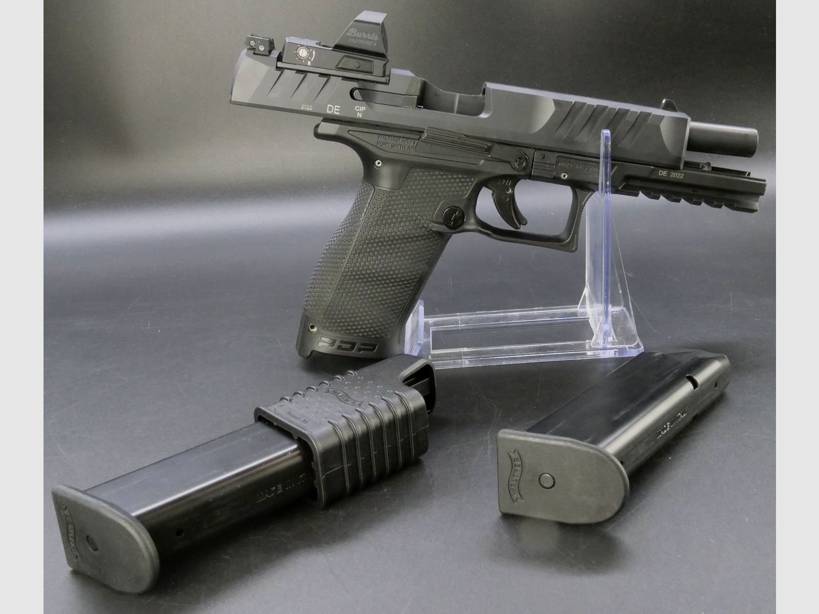 Gebrauchtwaffe WALTHER PDP FS 5.0´" 18R 9x19 OR INT Pistole 9mm Luger OHNE Burris Fast Fire IV