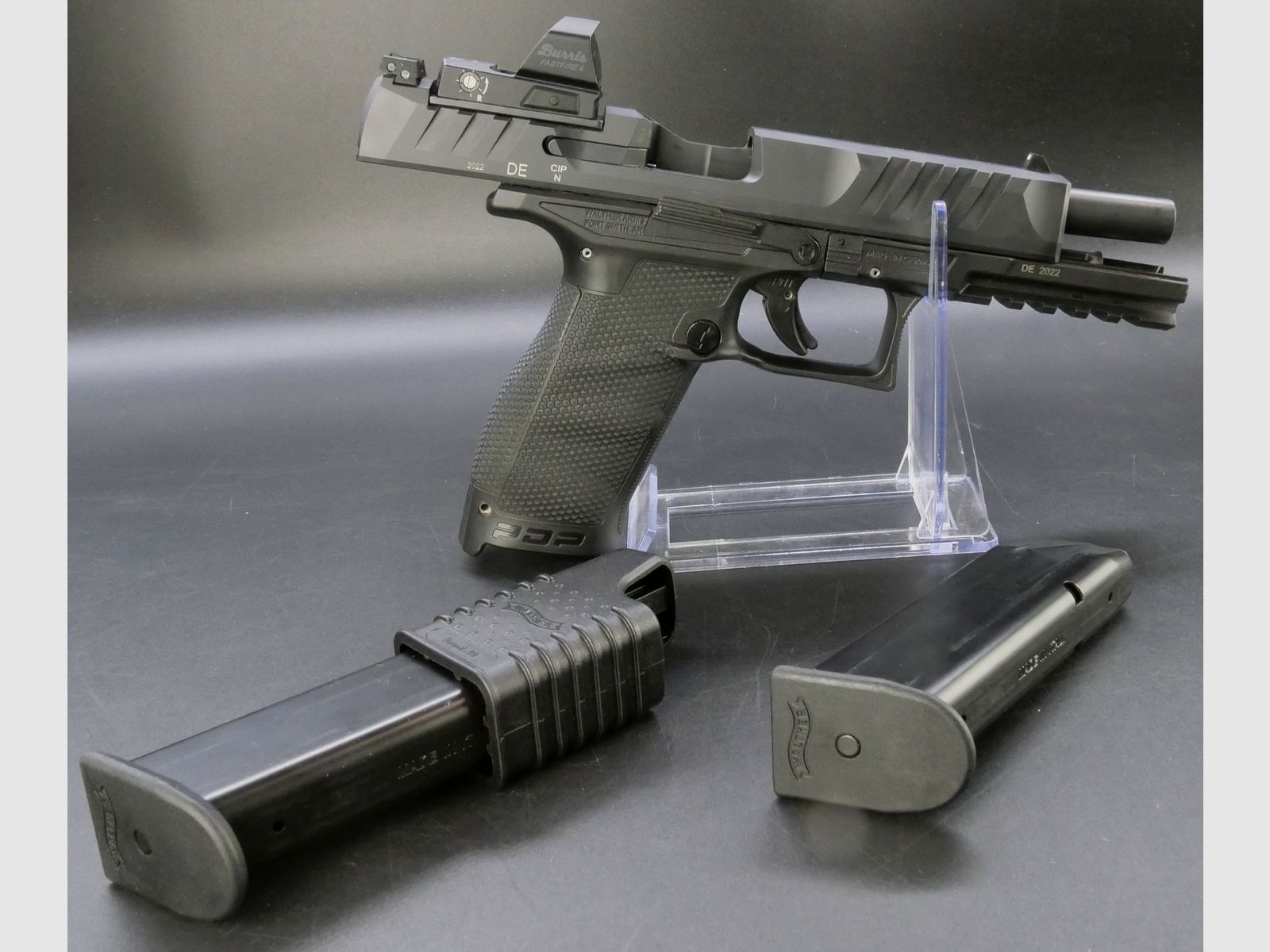 Gebrauchtwaffe WALTHER PDP FS 5.0´" 18R 9x19 OR INT Pistole 9mm Luger OHNE Burris Fast Fire IV