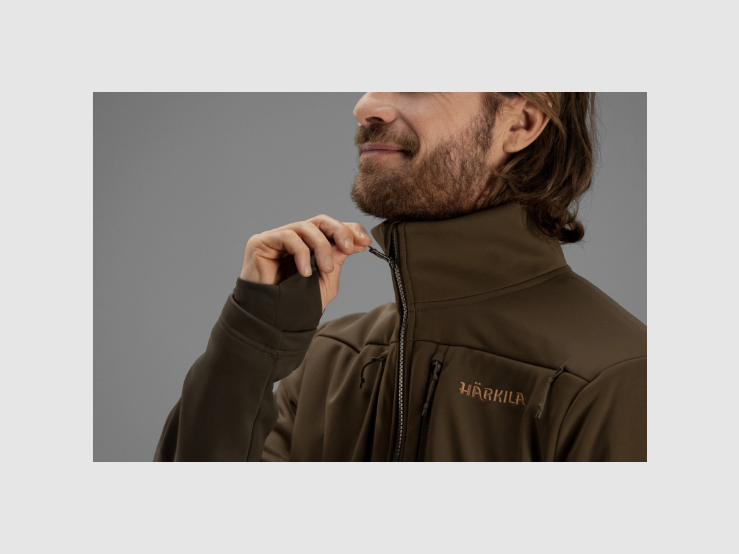 Härkila Herren Fleecejacke Mountain Hunter Pro WSP Hunting Green/Shadow Brown