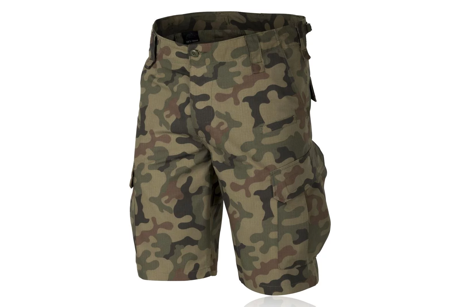 Helikon CPU Shorts – PolyCotton Ripstop XXL Reg. – PL Woodland (SP-CPK-PR-04-B07), image 2 of 2
