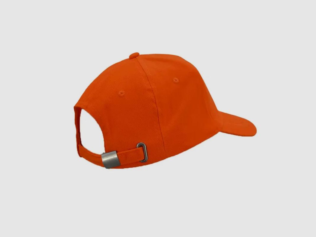 Cappello regolabile con visiera precurvata cinghiale cotone arancione, immagine 7 di 10