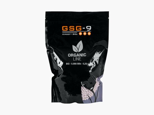 GSG-9 Línea Orgánica 6mm BIO BBs Blancas 0,20 g 5.000 piezas