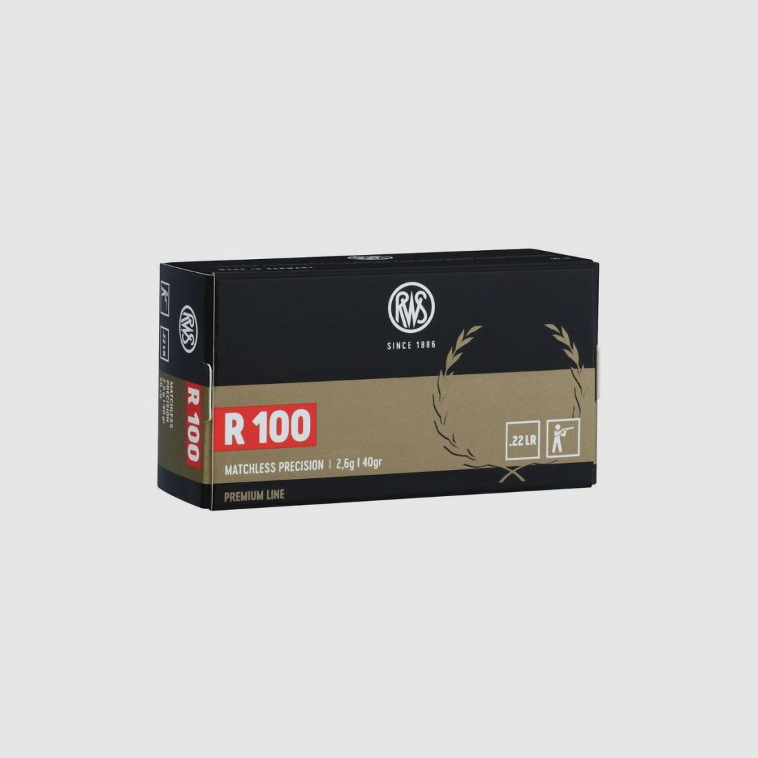 RWS .22 lfB R 100 - 50 Patronen