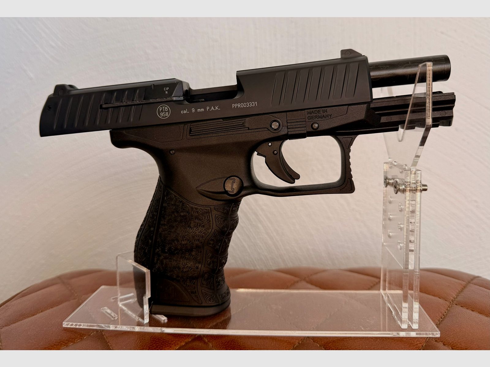 Walther PPQ M2 blank firing pistol 9mm P.A.K. black