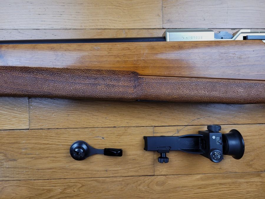 Rara carabina di precisione Walther UIT-E MATCH – grilletto elettronico – livella a bolla diottra – come nuovo, immagine 7 di 32
