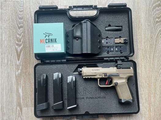Canik TP9 Elite Combat FDE + Mecanik MO2 Red Dot