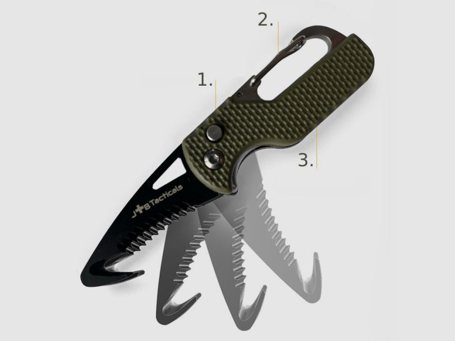 JB tactical - Taktischer Erste-Hilfe-Kasten IFAK II NATO-Standard – TCCC-konform (17 Teile) - Coyote, Bild 14 von 17