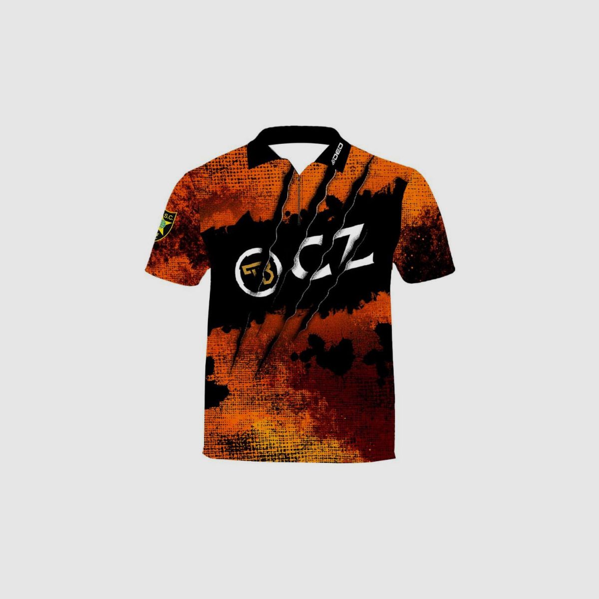 DED CZ Shadow Orange Claws T-Shirt, Größe: 4XL, Benutzerdefinierter Name: Kein Name, Kleidungstyp: Damen, Bild 1 von 3