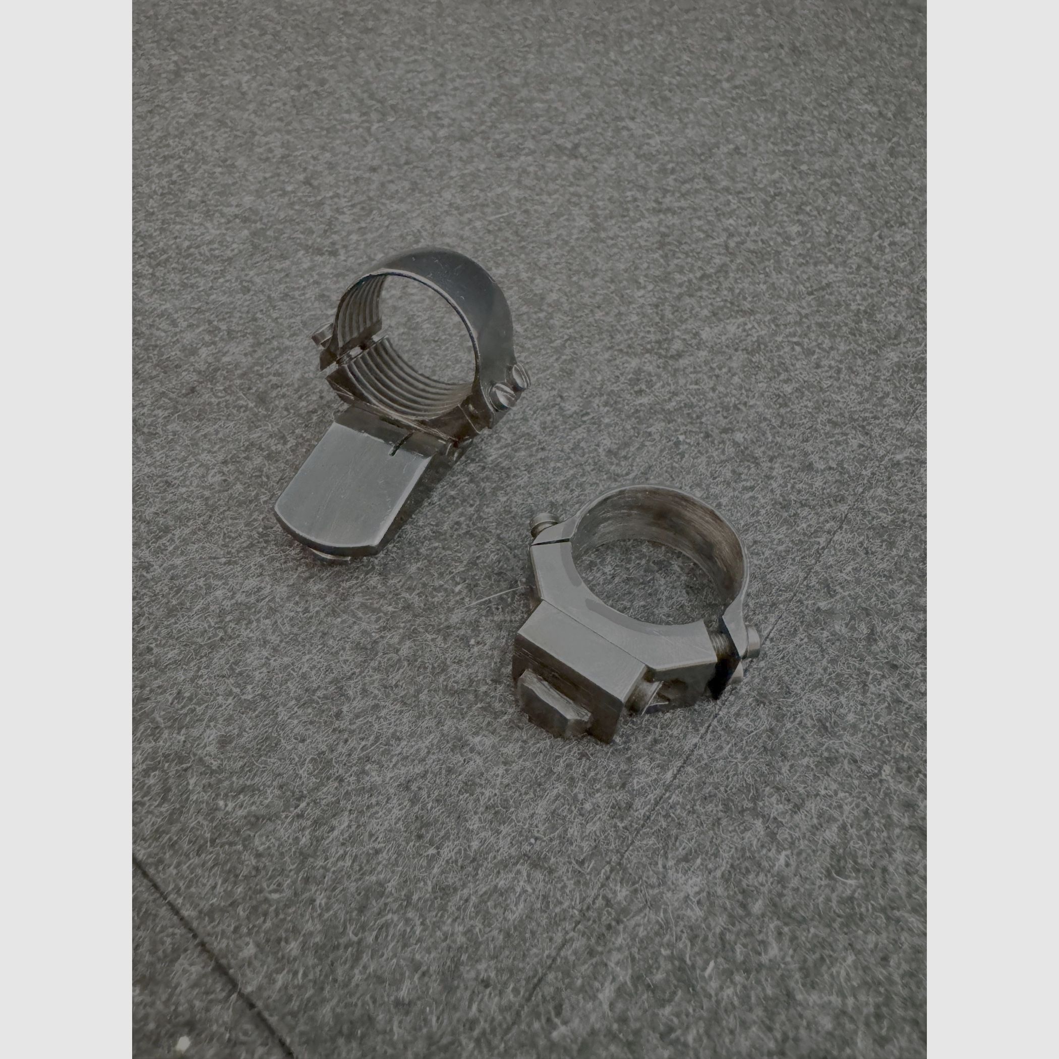 EAW Schwenkmontage Oberteile, Ring 1 Zoll (25,4mm) Vorderfuß Kröpfung 