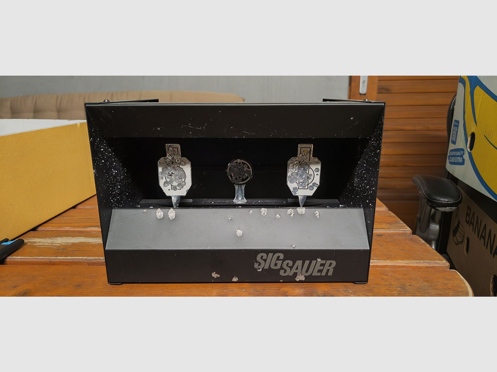 Objetivos juego de disparos dianas trampa de balas carabina de aire