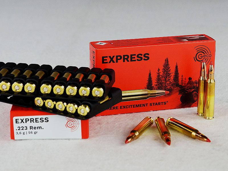 GECO .223 REM, EXPRESS 55 grs 1 Packung (20 Schuss á 1,545 €*)