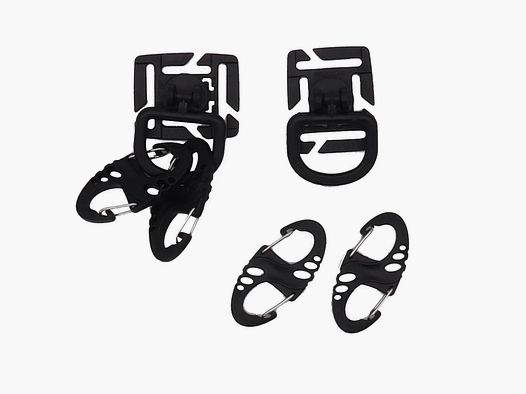 <Tactical Set Ultimate S-Carabiner - Black