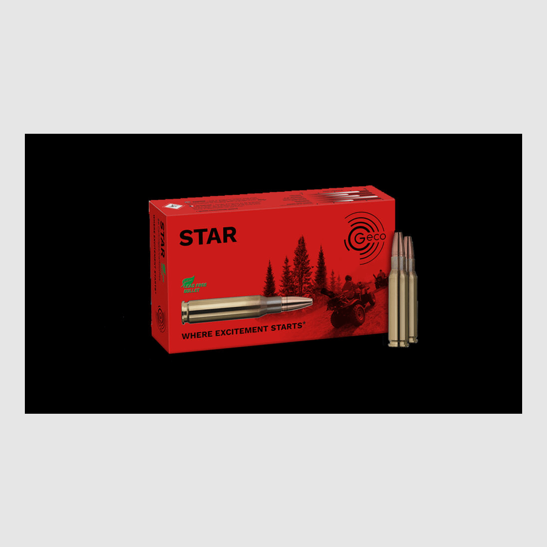 Geco Star 10,7g/165grs à20 .308 Win.