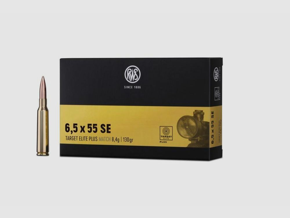 RWS HS/HP 8,4g Target Elite Plus 6,5x55SE; 6,5x55Schwed