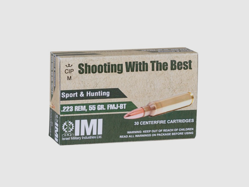 IMI .223 Rem. FMJ 55grs