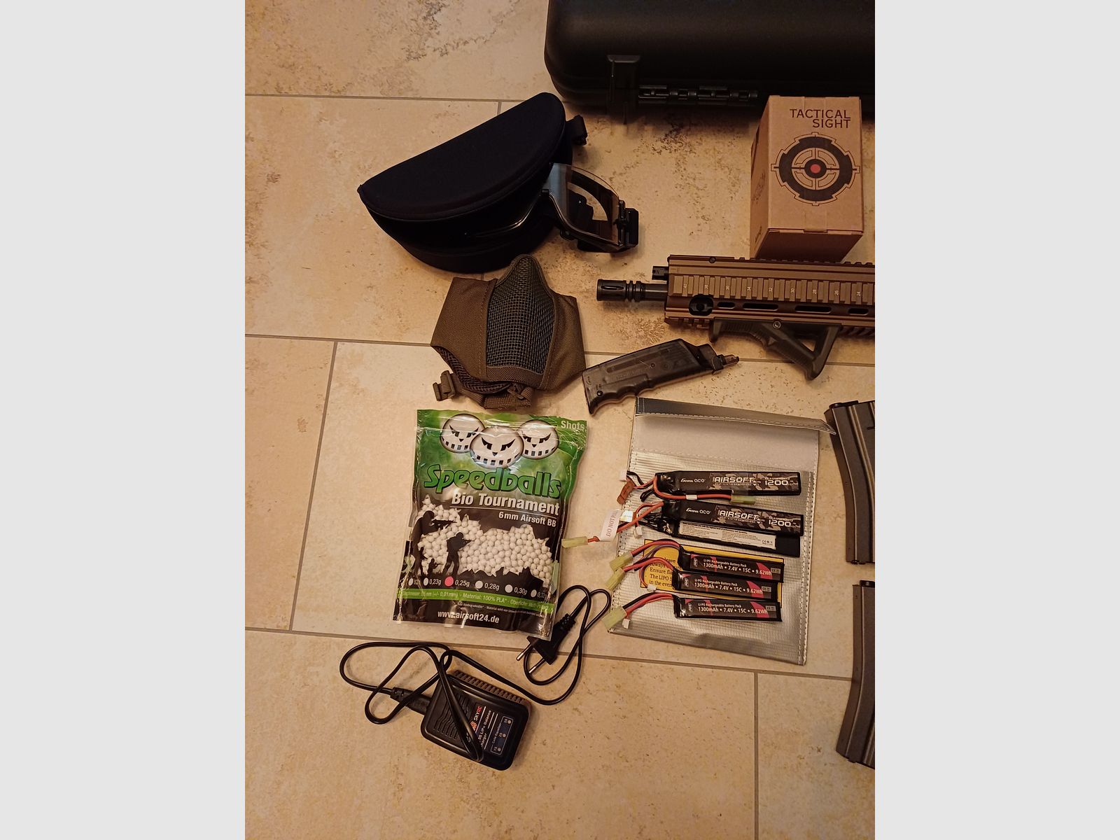 Airsoft VFC HK 416 A5 V3 mit Zubehör und österr. Armeerucksack
