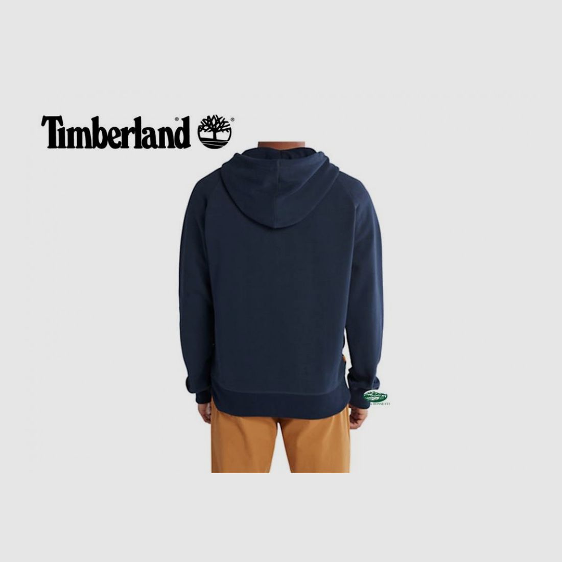 TIMBERLAND Exeter River Sweatshirt met rits en capuchon blauw, afbeelding 2 van 2