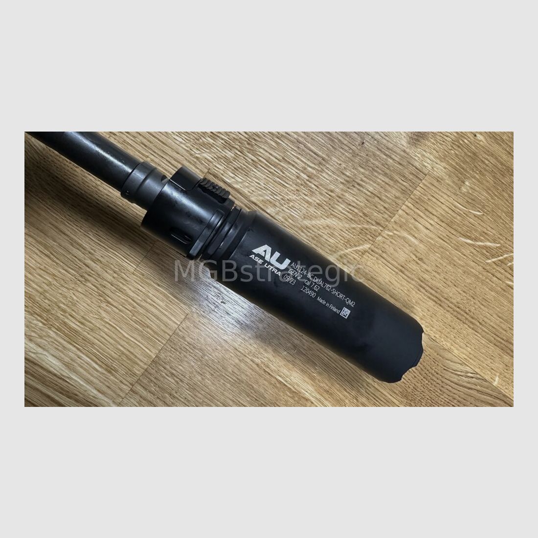 Heckler & Koch MR308 A3 13" - semi-automatic rifle .308 Win. including silencer ASE UTRA Dual 762-Short-QM2 Gen2 Cerakote black / color black - H&K MR 308 A3 - civilian version of the H&K 417 / H&K G27k