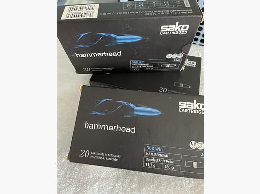 Sako Hammerhead .308 Win 180 grs – 3-pack