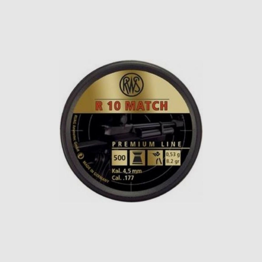 RWS; R10 Match, Kal. 4,5mm; 500 Schuss