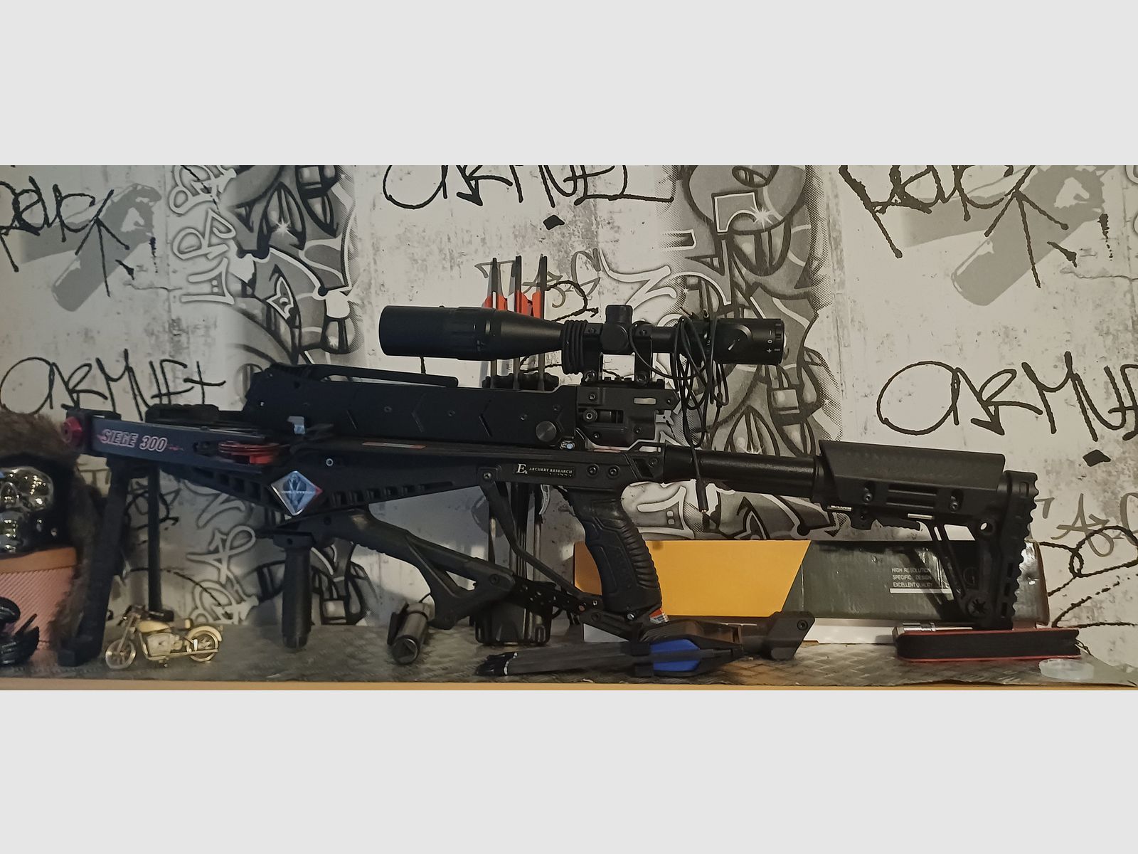 Scharfschützen Armbrust Repetierer mit Magazin