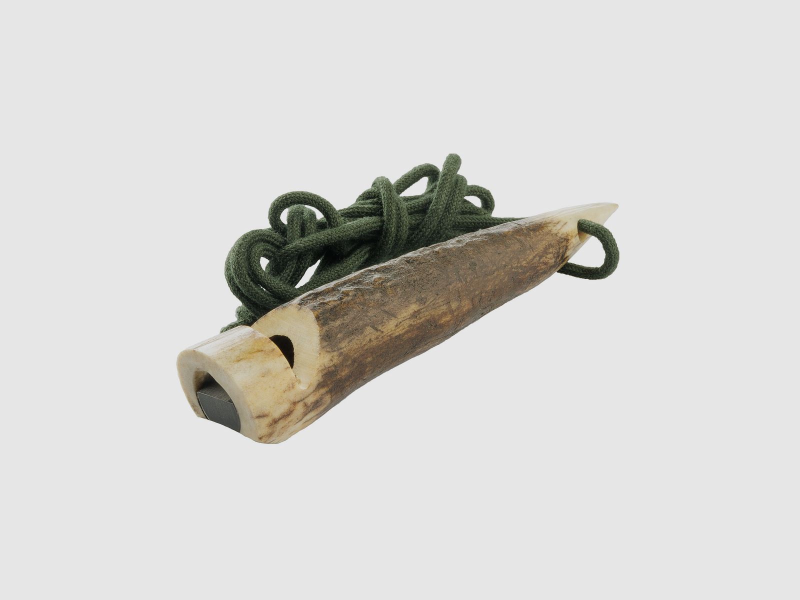 Hundepfeife aus Hirschhorn ca 8-11cm