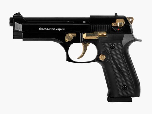 EKOL Firat Magnum Schwarz-Gold 9mm P.A.K. - Gas Signal
