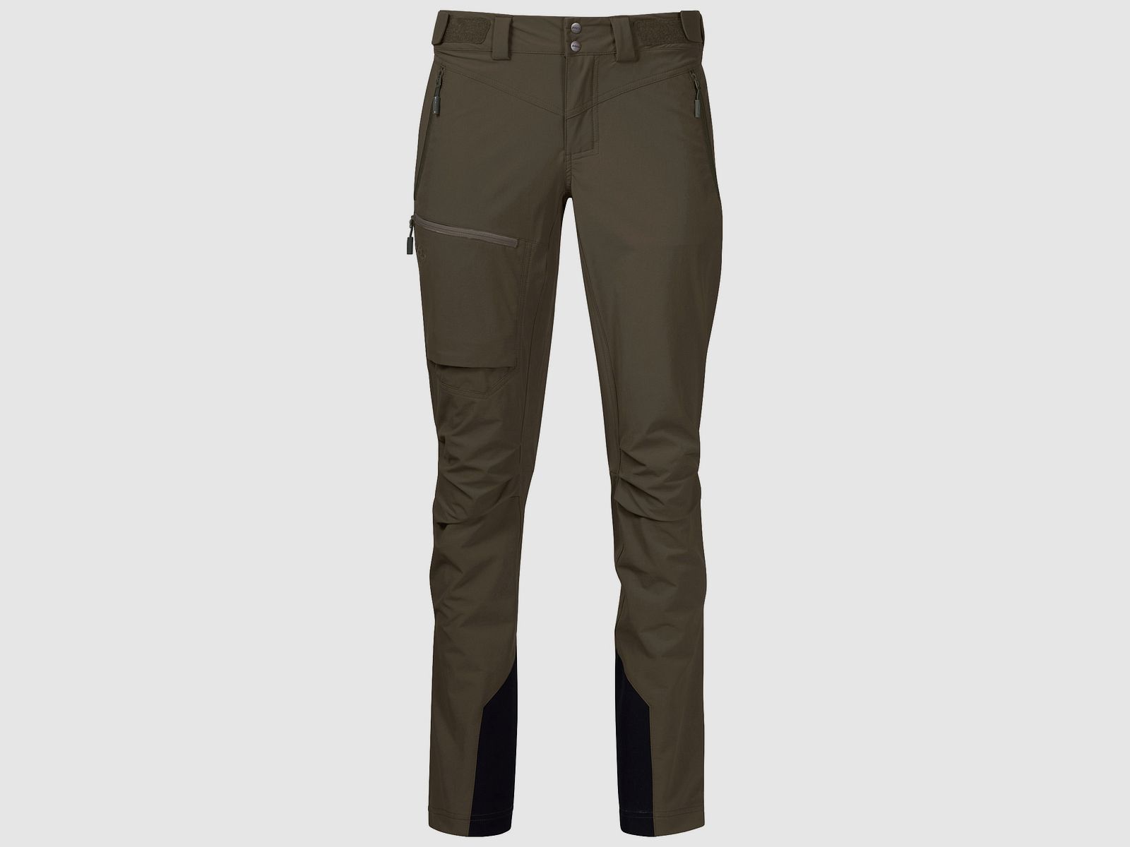 Bergans Breheimen Softshell Hose Damen Dark Green Mud XS