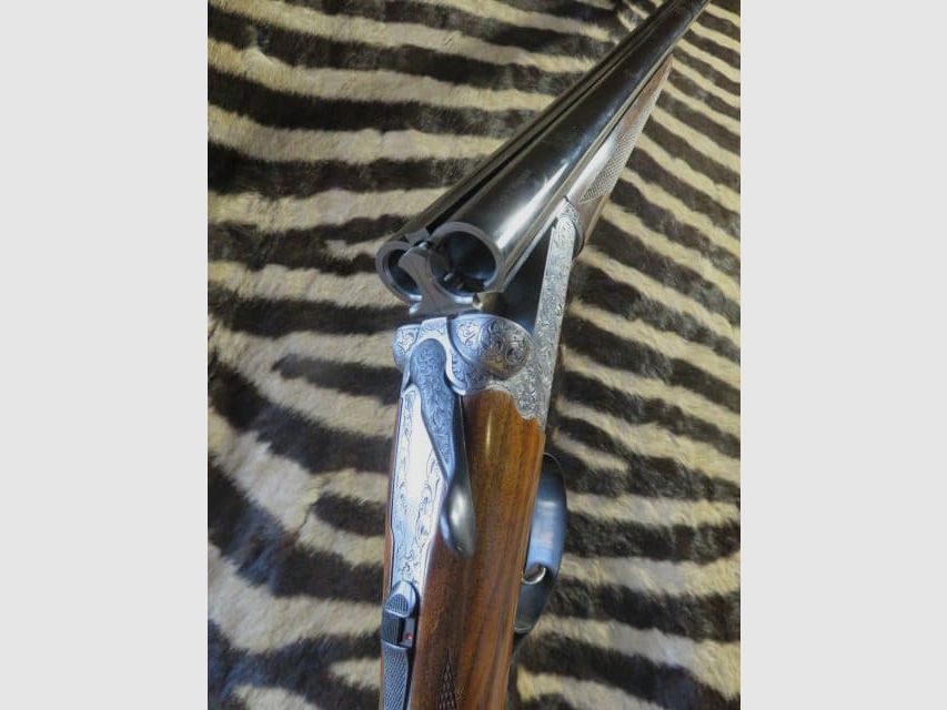 Bockdoppelflinte RIZZINI Round Body BR550 Kal.20/76 Läufe 71 cm 5 Chokes – Schaft Englisch – Waffenkoffer, Bild 10 von 11