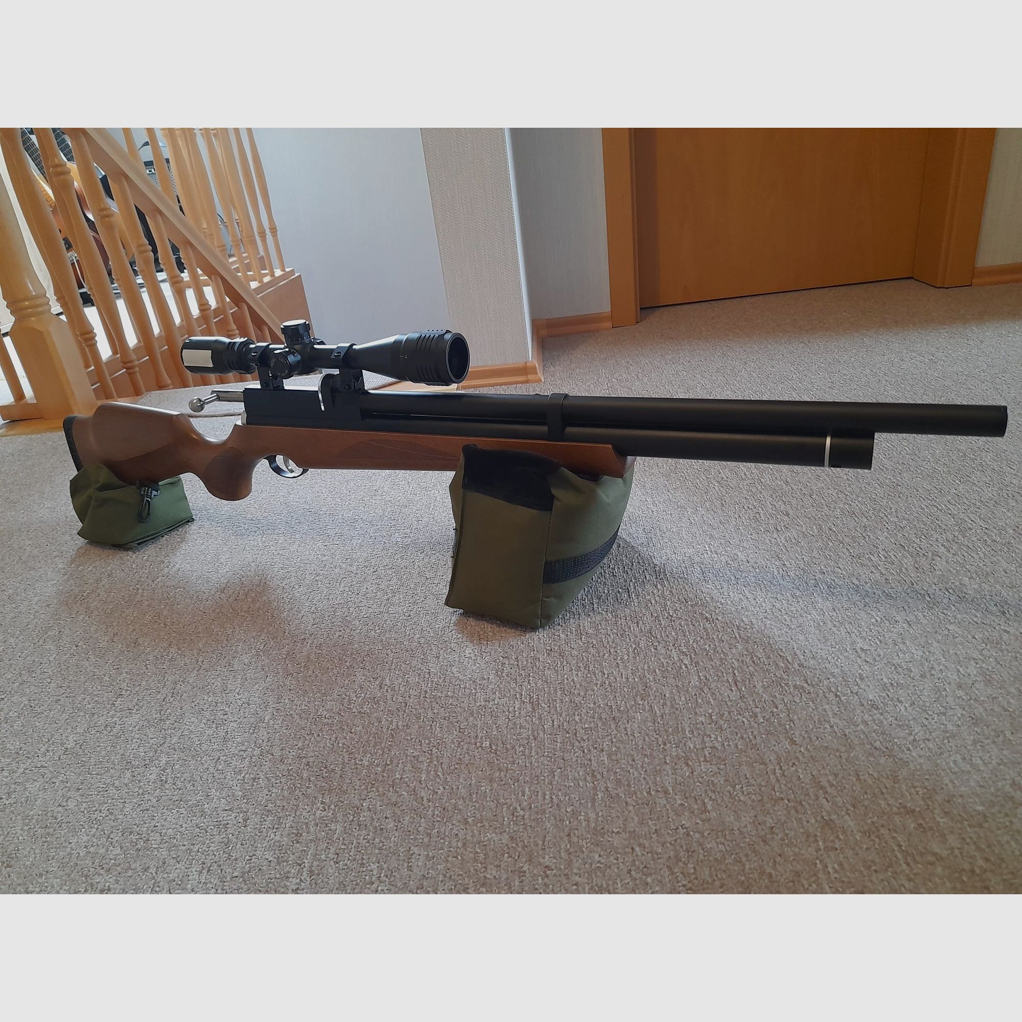 Airmax M22 mit Picatinny-Schiene und WestHunter Optik