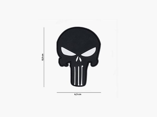 101 INC PATCH PUNISHER BLACK 3D PVC