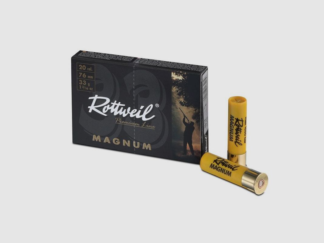 Rottweil Cartucho Magnum Plástico Cal.20/76 33g 3,7mm, imagen 2 de 2