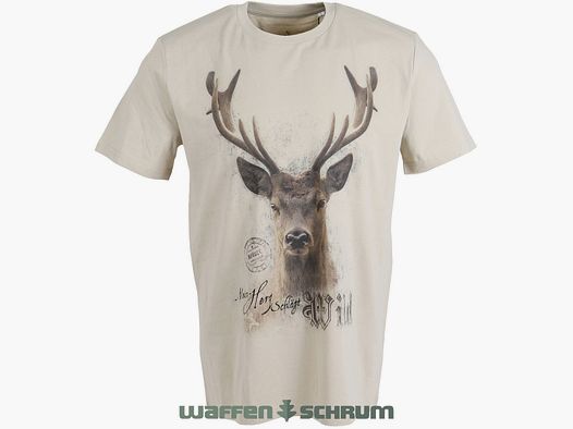 T-shirt AKAH cœur bat sauvage sable