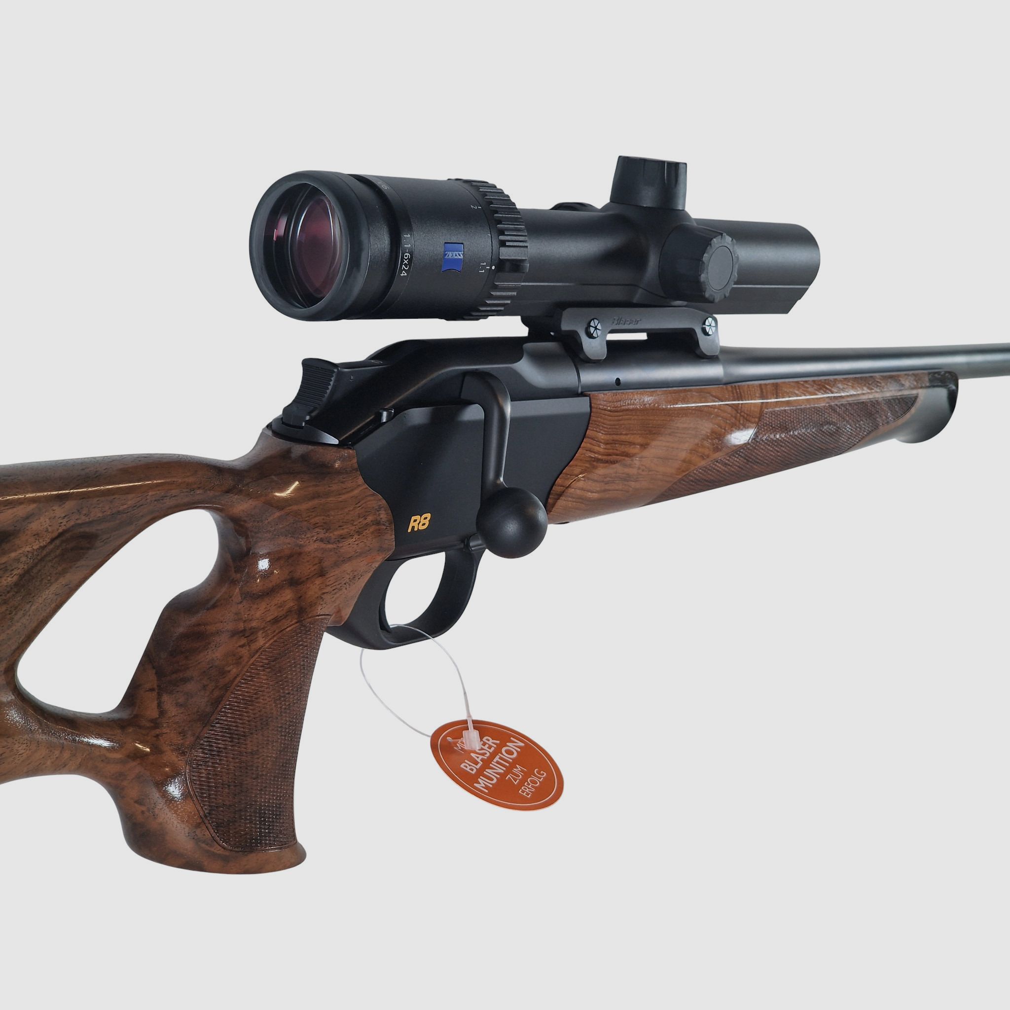 Blaser R8 Success Kal. 308 mit Schalldämpfer und Drückjagd-Optik Zeiss V6 1-6X24 LP sofort verfügbar