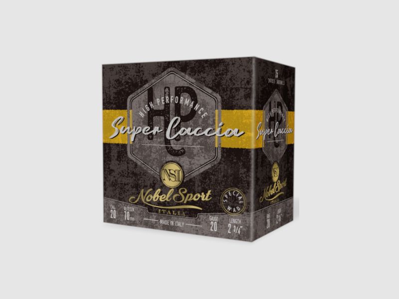 NOBEL SPORT ITALIA – Cartouches à plomb – SUPER CACCIA P. N°3