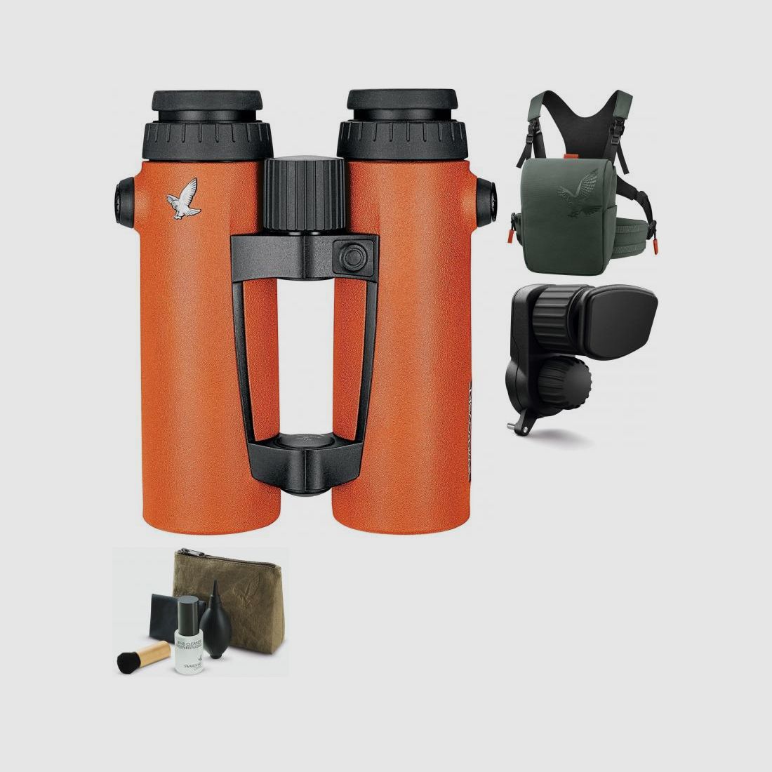 SWAROVSKI OPTIK Swarovski EL Range 10x42 Orange mit FRR Stirnstütze 42 Allround-Jagd