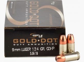 Speer Gold Dot 9mm Luger 124GR GDHP 50 cartouches