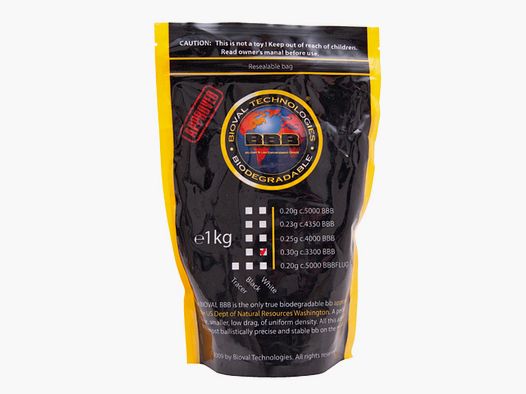 GSG Bioval 6mm BIO BBs Weiß 0,30 g 3.300 Stück