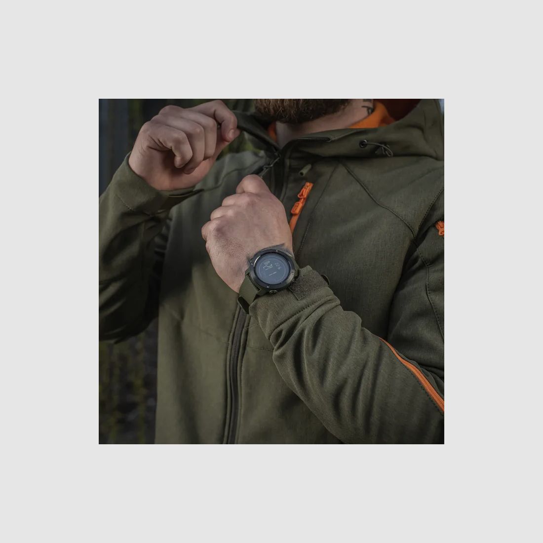 M-Tac® Taktische Multifunktionsuhr Oliv