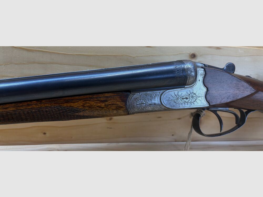 Fusil à double "Greifelt & Co." de Suhl, cal.: 12/70 12/70