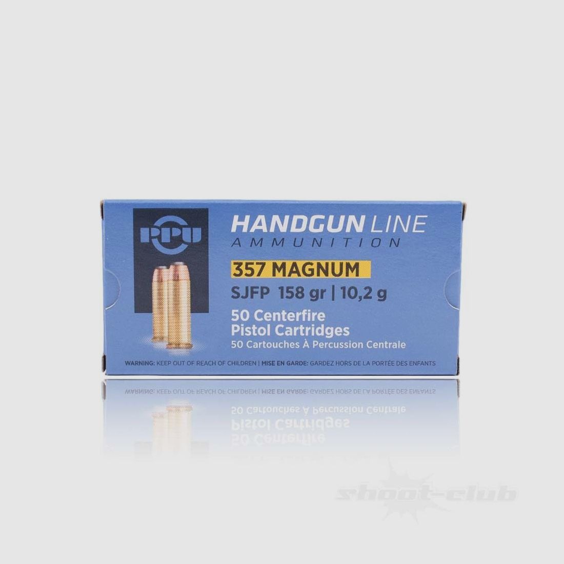 PPU - Prvi Partizan SJFP 158grs 50St .357Mag
