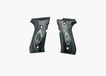 Nill grips for Beretta 92F/FS, laminated wood, black, smooth