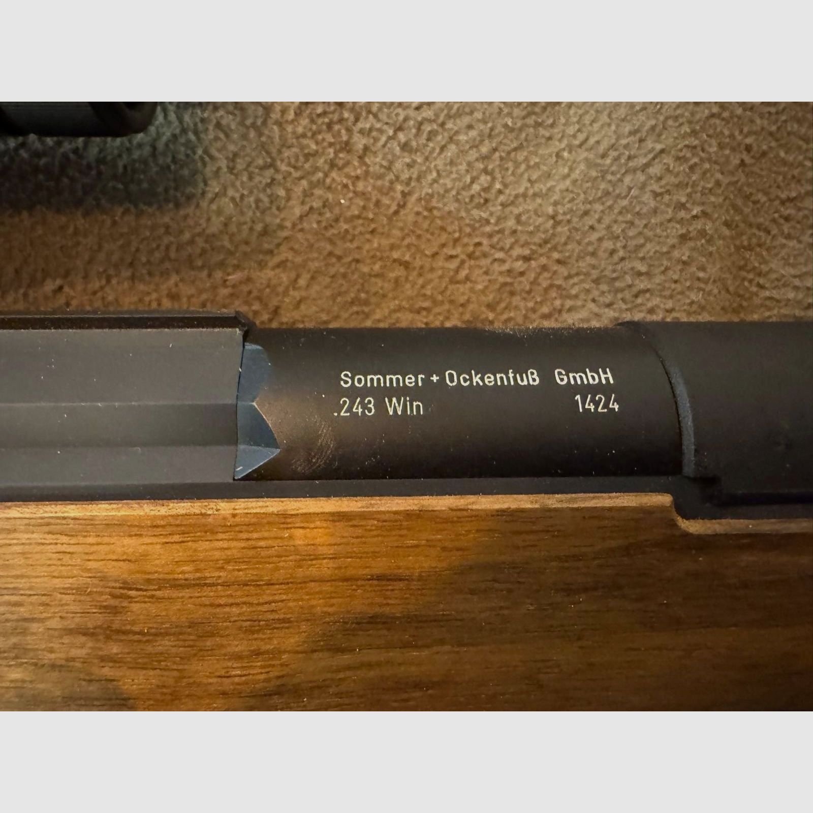 Sommer & Ockenfuß Shorty repetidor de cerrojo .243 Win versión de caza