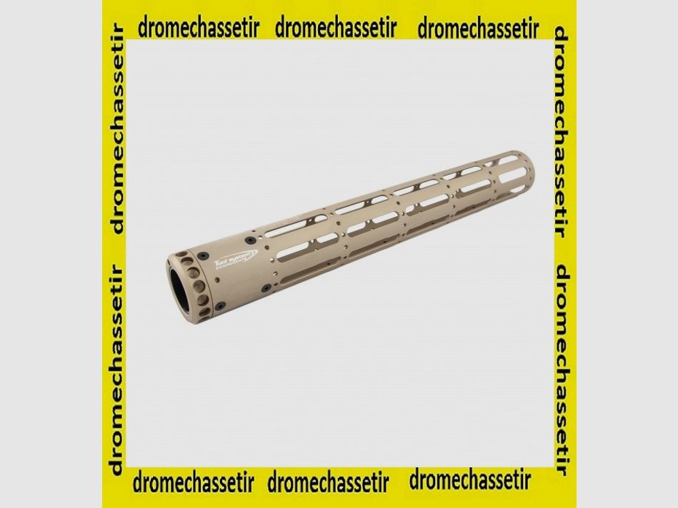 Runder freischwebender Handguard, 375mm Sand für AR15