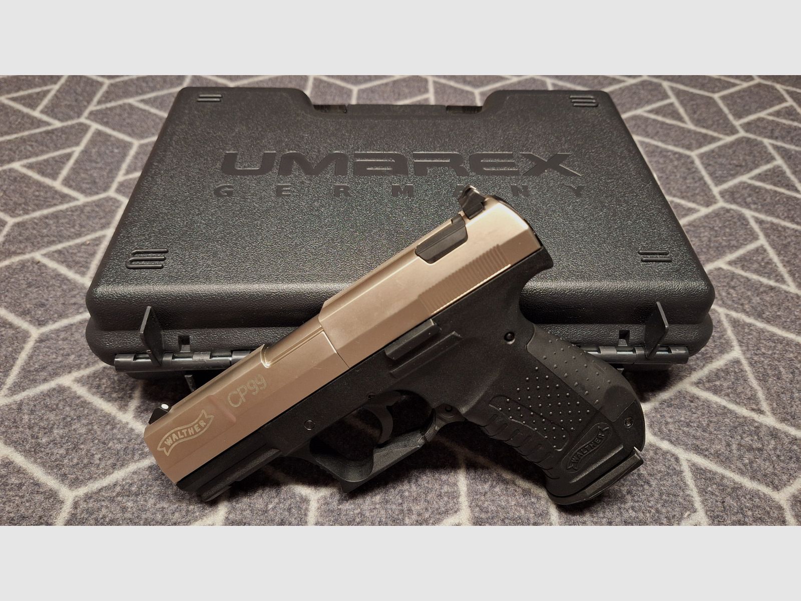 Walther CP99 Nickel 4,5 mm Diabolo CO2-pistool NIEUW!