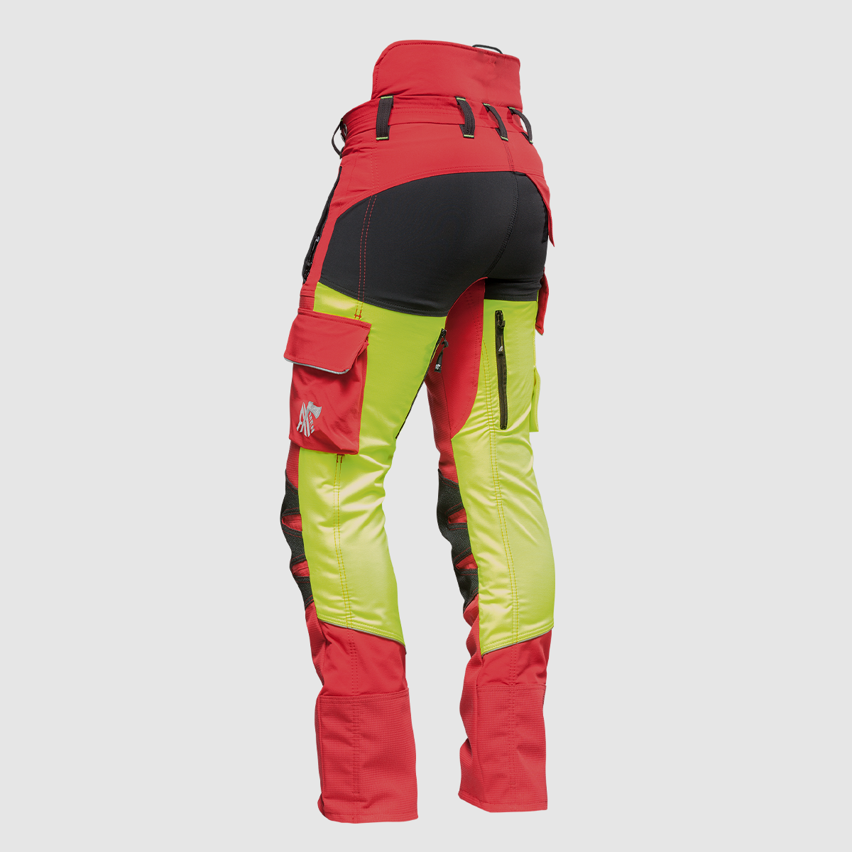 AX-MEN Spodnie Ochronne Ripstop EVO, czerwone, zdjęcie 2 z 6