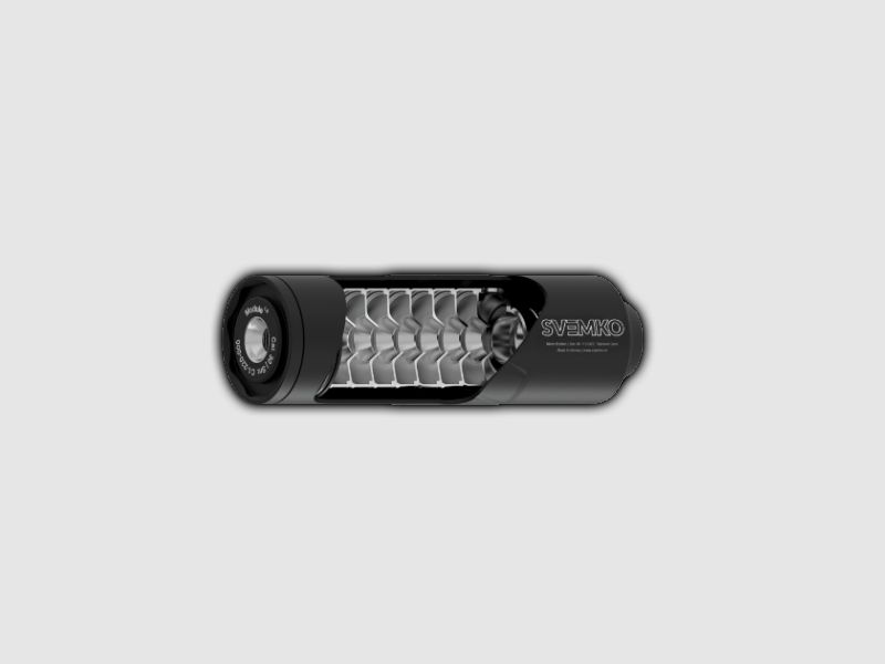 Silenciador Svemko MICRO .30 M15x1 en la parte superior