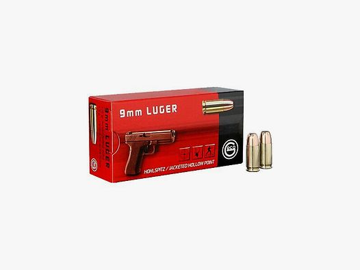 Geco Geco 9mm Luger hollow point - 115grs. 1000 rounds